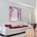 Home Decor Hotel Wall Art Tela Design de Pintura Folhas de Cama